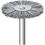 NAKANISHI 51015 Diamond-infused nylon brush Wheel type