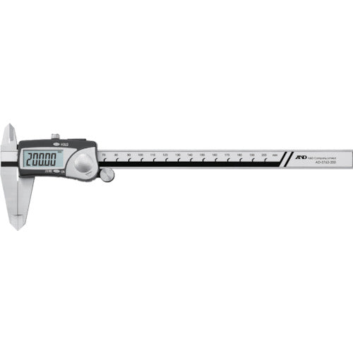 A&D AD5763-200 Water-resistant stainless steel digital caliper
