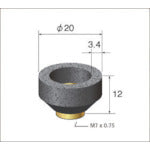 NAKANISHI 64831 Precision pencil-type air grinder Cup-shaped whetstone