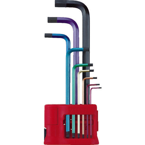 VESSEL 8909BP Hex wrench set Rainbow Ball
