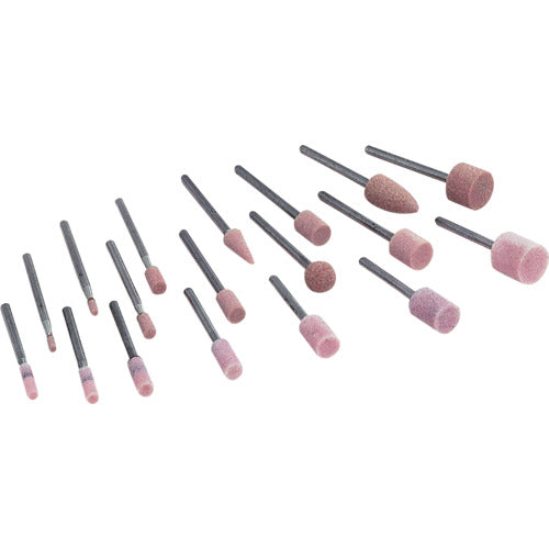 NAKANISHI 43405 Mounted grinding wheel set 18 pieces