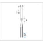 NAKANISHI 24562 Carbide cutter Reverse taper type