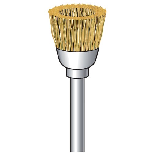 NAKANISHI 50555 Brass brush Cup-shaped