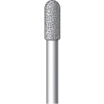 NAKANISHI 12335 Electroplated diamond bur Cylindrical, rounded-end type