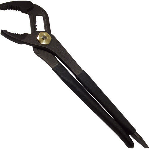 FUJIYA 110-250SD-BG Water pump pliers (black and gold, with spring and screwdriver)