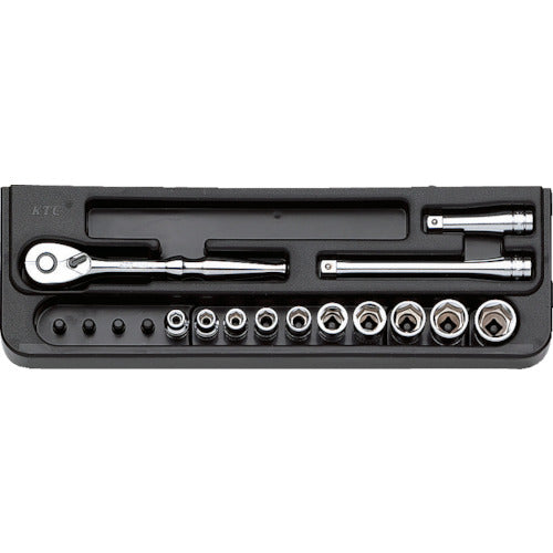 KTC TB210 6.3 sq. Socket wrench set (13 pieces) 6.35mm socket drive