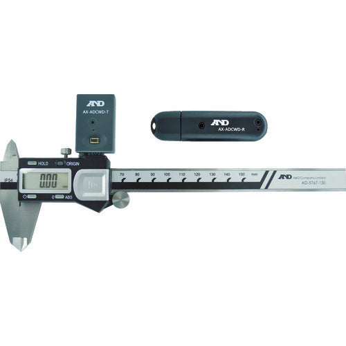 A&D AX-ADCWD-T Wireless Digital caliper (transmitter and receiver included set)