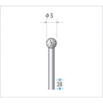 NAKANISHI 24075 Carbide cutter spherical