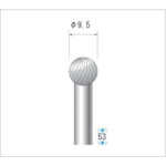 NAKANISHI 26013 Carbide cutter spherical