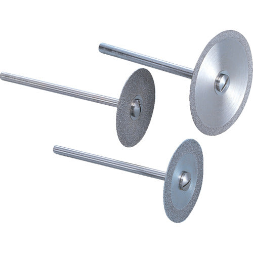NAKANISHI 14015 Electroplated diamond disc φ16×0.2×shaftφ3