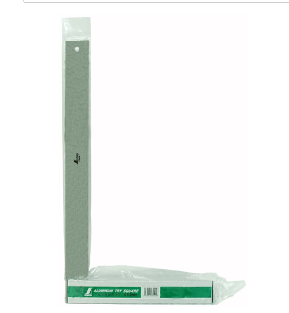 Shinwa 450mm Try Square with Aluminum Base – Precision Right Angle Tool 741151