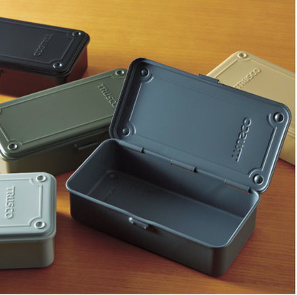 TRUSCO Trunk-Type Steel Toolbox T-190MBK – 203×109×56mm, Matte Black4